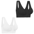 thumbnail image 1 of Miracle Bamboo Comfort Bra Deluxe All Day Best Lift And Support Seamless Wireless Comfort Design- L 37-40 "- Set de 2 As Seen On TV MBL2PK, 1 of 4