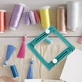 thumbnail image 3 of KAKOWELY tassel making frame Tassel Making Frame Weaving Plastic Frame Handmade Tassel Machine Tassel Weaving Frame Novelty Knitting Frame Tassel Frame Weaving Tassel Loom, 3 of 5