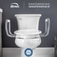 thumbnail image 2 of Asiento de inodoro Raiser + Bemis Assurance 3 con asas, color blanco, 2 of 9