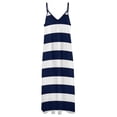 thumbnail image 6 of Navy White Horizontal Striped Pattern Sleeveless Dress Dresses Women Summer Women's Summer Clothing, 6 of 9