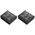 thumbnail image 1 of 2X Premium Direct Injection Molded Audio Box - Passive DI Unit Canceller with Input Pad for Guitar and Connections, 1 of 6