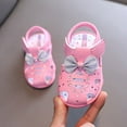 thumbnail image 4 of Girl's Summer Soft Closed-Toe Princess Flower Outdoor Casual Sandals, 4 of 4