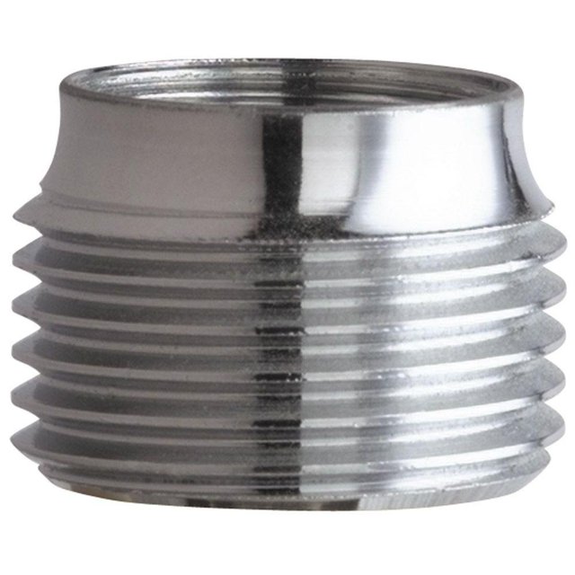 Chicago Faucets E2JKRCF 3/4-Inch Hose Thread Male Outlet to 13/16-Inch-24 UNS Female Inlet, Rough Chrome