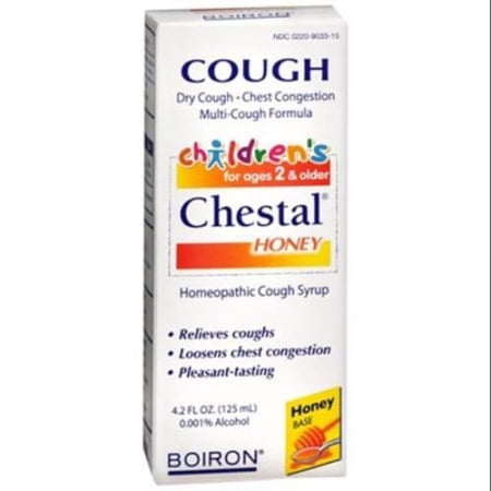 Boiron Cough Chestal Honey Syrup 4.20 oz