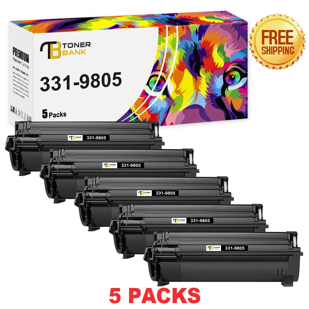 Toner Bank Compatible Toner Replacement for Dell 3319805 Laser Printer