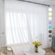 thumbnail image 1 of Abchome Cortinas Transparentes Blancas De 108 Pulgadas De Largo, 2 Paneles Con Bolsillo Para Barra, Cortinas De Gasa Semitransparentes Para Ventana Para Cocina, Dormitorio Y Sala De Estar (Blanco 52 A, 1 of 1
