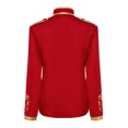 thumbnail image 4 of Kids Boys Classic Fit Sport Coat Long Sleeve Wedding Party Gentleman Blazer Suit Jacket Outerwear Red 12-13 Years, 4 of 4