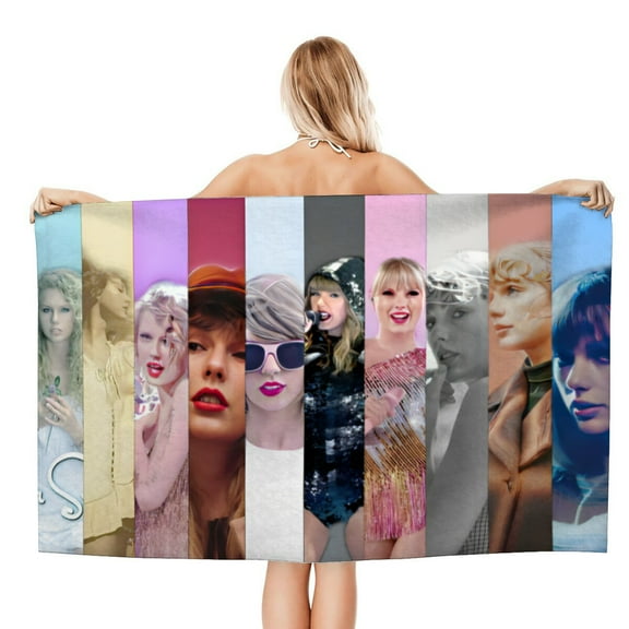 SWIFT Gifts Beach Towel for Women Girl Birthday Inspired Fan Bath Outdoor Music Lover