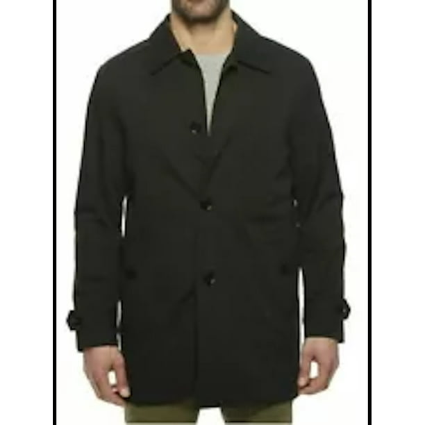 Cole Haan Mens Black Trench Coat M Com Cole Haan Mens Black Trench Coat M, Cole Haan Mens Black Trench Coat