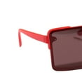 thumbnail image 3 of Txlixc Gafas de sol de moda para niños Gafas de montura cuadrada de triángulo plano simple con protección UV 400 Txlixc  Moda, 3 of 9
