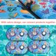 thumbnail image 4 of Portavasos flotante para piscina, posavasos flotante diseñado para 2 tazas, portavasos para piscina, fiesta en la piscina, diversión acuática, 4 of 5