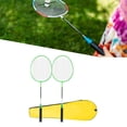 thumbnail image 6 of Baoblaze 2Pcs Badminton Rackets Set Badminton Shuttlecock for Couples Beginners Beach green, 6 of 8
