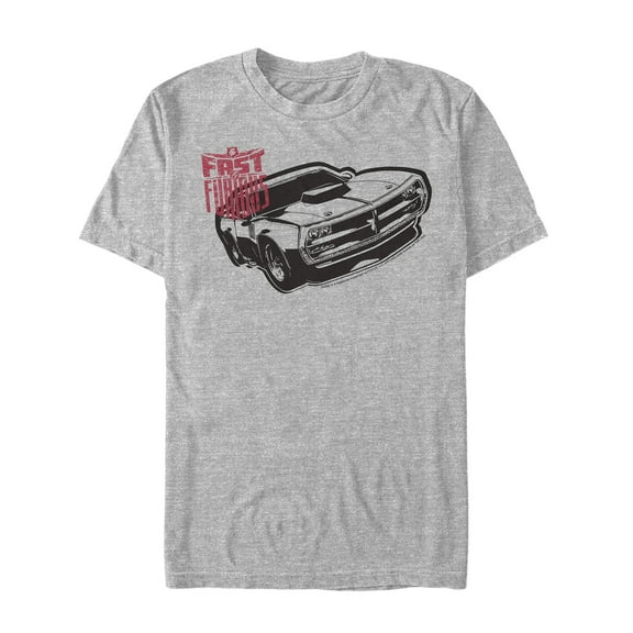 Men's Fast & Furious Iconic Muscle Car Graphic Tee Athletic Heather 3X Large