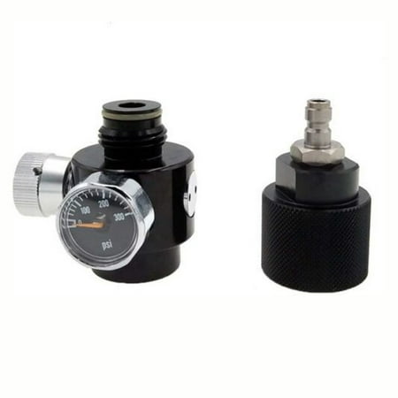 

Paintball PCP Airsoft CO2 Tank Cylinder Regulator & Adapter DIY Kit Adjustable