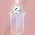 thumbnail image 3 of Yuarrent Humidificador de aire, difusor esencial de Aroma, niebla USB con purificador de luz nocturna, suministros de escritorio para el hogar, el Humidificadores gato rosa Yuarrent HA079775-01B, 3 of 6