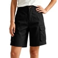 thumbnail image 4 of Dxzfnsa Women's Hiking Cargo Shorts with Pockets Quick Dry Lightweight Summer Shorts for Women Golf Casual S-2XL, 4 of 8