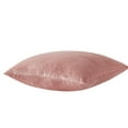 thumbnail image 3 of Mainstays 18" x 18" Pink Textured Velvet Polyester Decorative Pillow, 3 of 5