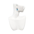 thumbnail image 2 of Hot Blue Enamel Lock with Clear Crystals Clear Crystal Clip On Earrings, 2 of 3
