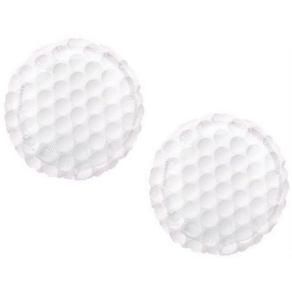GOLF PGA Tees Ball White Dimples Golf Club PGA (2) 18" Party Mylar Balloons