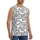 thumbnail image 2 of Fotbe Snake Men's Camiseta sin Mangas Estampada para Hombres, Playera Casual para Gimnasio, Entrenamiento, Playa-Small, 2 of 7