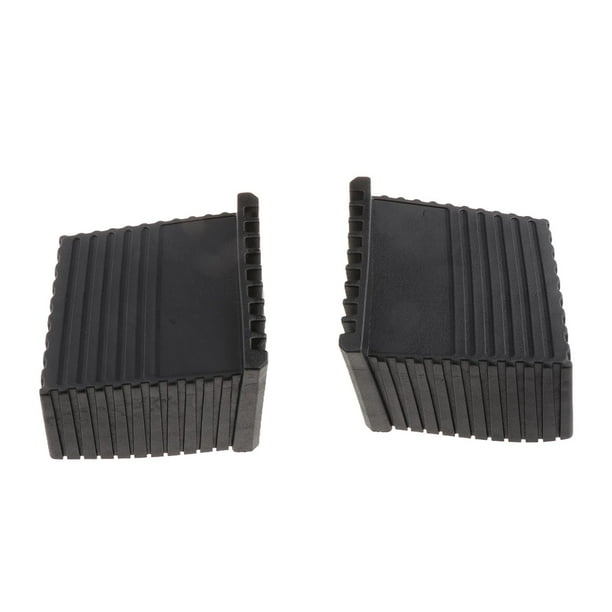 2 tapas de extremo para protector de suelo, para gimnasio, equipo de fitness, mesa, silla, cubierta de tubo Tipo E
