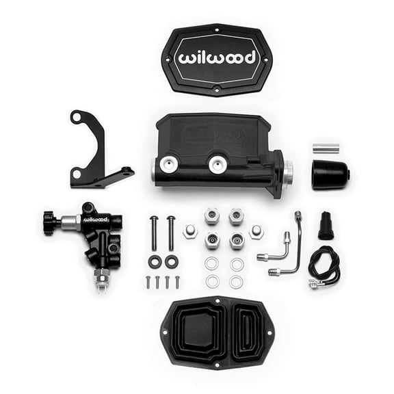 Wilwood Master Cylinder Tandem 1.10 in DIA Black