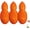 Orange, variant on Magic Beans Bottle Cleaner,Reuseable Bottle Cleaning Beans,Bean Shaped Bottle Cleaning Sponge,Heat Resistance for Internal Cleaning of Small Mouth Cup Cleaningtools