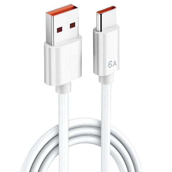 Cable USB C a USB A MORNWELL Blanco Carga Rápida 1M para Huawei y Otros Dispositivos