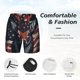 thumbnail image 3 of Balery Modern USA Deer Head Bañador para hombre, shorts de playa de secado rápido con entrepierna y forro de compresión-3X-Large, 3 of 6