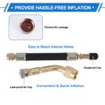thumbnail image 5 of 1 Set 135 Degree Copper Tire Valve Extension with Durable Plastic 125mm Tyre Valve Stem Extender for Car Motorcycle RV Truck Bike, 5 of 6