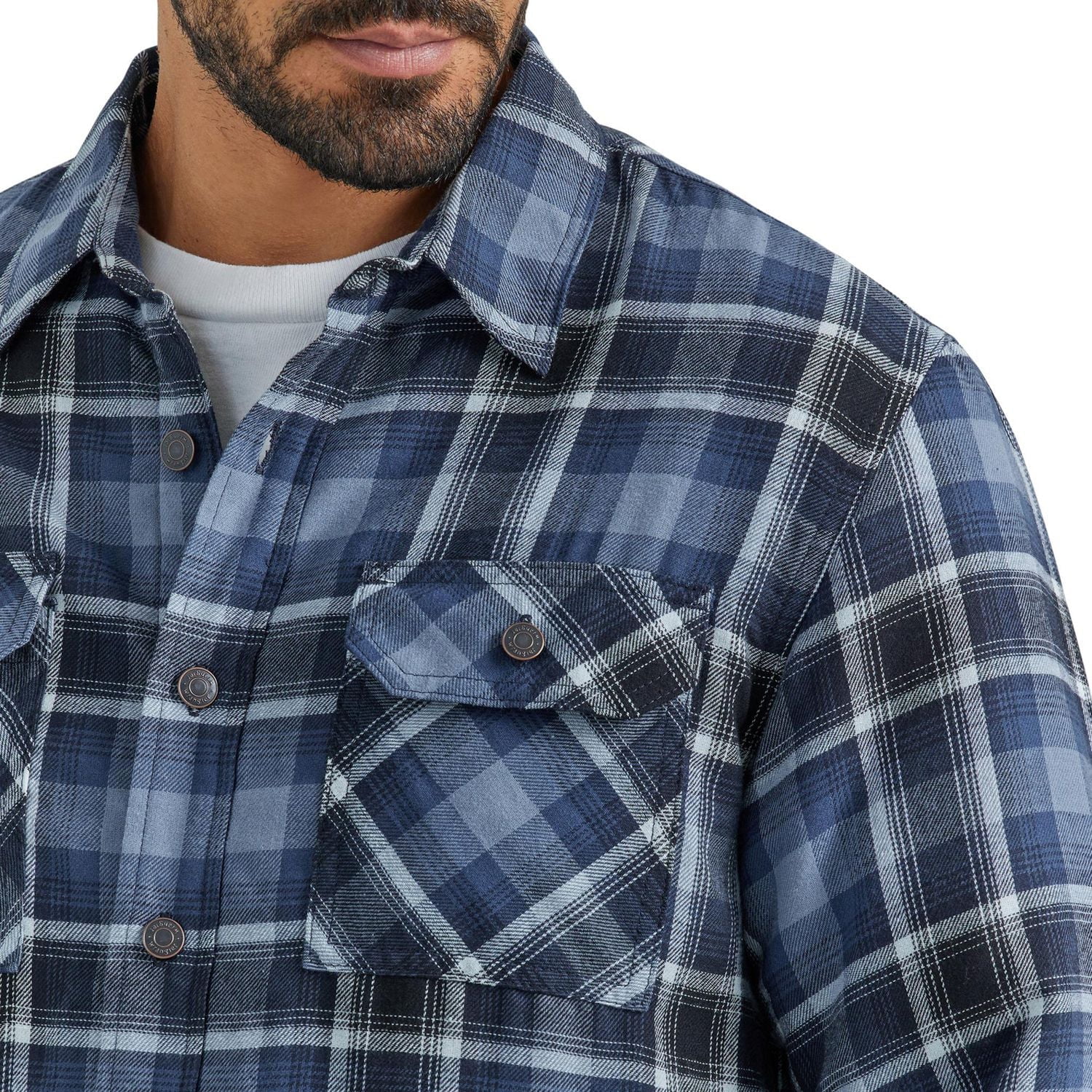 Wrangler Men's Sherpa Lined Overshirt