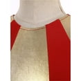 thumbnail image 6 of Girls Metallic Praise Dance Dress Sleeve Liturgical Dancewear Full Length Robe Worship Costume, 6 of 7
