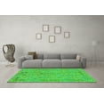 thumbnail image 3 of Ahgly Company Indoor Square Abstract Green Modern Area Rugs, 8' Square, 3 of 4