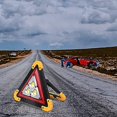 thumbnail image 4 of Warning Triangles, LED Car Warning Light 30W Waterproof Triangular Emergency Light 4 Modes for Emergency Car Repair Assistance (No Battery Included), 4 of 5