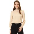 thumbnail image 1 of Dde San Patricio profesional Blusas de gade manlarcon cuello alto elegante pamujer  rofresco M, 1 of 5