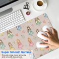 thumbnail image 4 of Long Mouse Pads for Desk,Beige Princess Watercolor Dress Pattern Desk Mats on Top Of Desks, Desk Mouse Pad Extra Large with 3mm Non-Slip Base and Stitched Edge for Gaming,Office,Work,Home 35.4"x15.7", 4 of 6