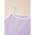 thumbnail image 4 of iixpin Kids Girls 4 Pack Cami Tops Undershirt Sleeveless Dance Tank Top Spaghetti Strap Camisole Vest Lace 9-10, 4 of 7