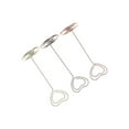 thumbnail image 6 of 1/5pcs Fashion Romantic Wedding Supplies Paper Clamp Heart Shape Photos Clips Place Card Clamps Stand Table Numbers Holder SILVER 1-1PC, 6 of 8