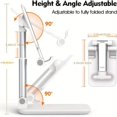 thumbnail image 2 of Mobile Phone Tablet Bracket Artifact Desktop Folding Portable Lifting Live Broadcast Stand Lazy Tracking Watching TV Universal Bracket, 2 of 5