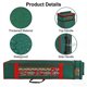 thumbnail image 5 of Bolsa de almacenamiento para regalos de Navidad | Organizador impermeable de poliéster, gran capacidad 36x10 pulgadas, doble capa, diseño colgante, rojo verde, envoltorio para regalos navideños y, 5 of 6