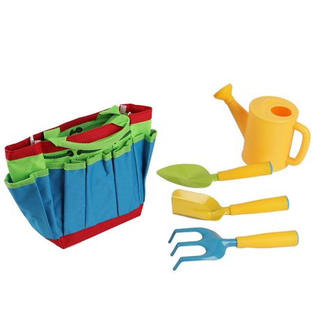 1 set of Garden Mini Shovels Mini Rake Watering Pot Children Planting Tools