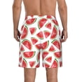 thumbnail image 3 of Naloa Hand Drawn Watermelon Men's Beach Shorts, Surfing shorts, Swim trunks, Quick Dry Swim Trunks for Surfing Beach Fun - XX-Large, 3 of 9