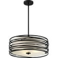 thumbnail image 4 of Quoizel Spiral 3 Light Pendant in Mystic Black, 4 of 9