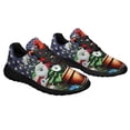 thumbnail image 6 of Cardinal Floral American flag Shoes Sneakers Black Size 11, 6 of 7