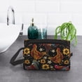 thumbnail image 6 of Honeii Sunflower Rooster Print Multi-Purpose Storage Bag,Hanging Dopp Kit,Small Toiletry Bag for Traveling for Toiletries, Makeup, and Small Essentials, 6 of 7