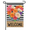 Garden Flag-4, variant on Dragonfly Welcome Garden Flag 12×18in Double Sided Stained Glass Style Summer UV Protected Decor For Outdoor Porch Lawn Patio Yard Home Seasonal Nature Ornament