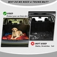 thumbnail image 4 of XYZCANDO Patriotic Eagle Cargo Liner 29" x 39", Durable Easy Install Trunk Mat, All Weather Non-Slip Stitched Edge Easy-Clean Rear Trunk Protector for Outdoor Use, 4 of 7