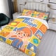 thumbnail image 3 of Blippi Conjunto de sábanas temático, trío de piezas, cómodo y amigable con la piel, diseño único, regalo de decoración para el hogar para familiares, amigos y fans,135X200cm, 3 of 6