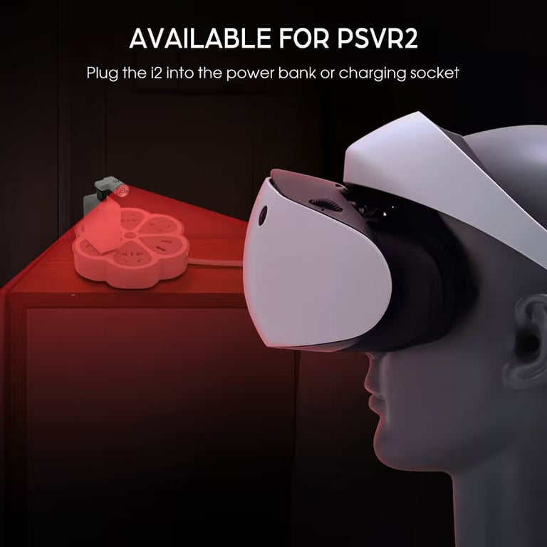 Lonnky Indoor 850nm IR Illumination For Cameras And VR (Quest, Quest2, Quest3, VR2 PlayStation, PS5 VR2), 2M Cable, Enhances Night Vision In B/W LED, Includes 12V1A Power Supply- Black