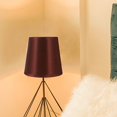 thumbnail image 3 of Medium Lamp Shade, Clip- Bulb Light Cover 4. 3x5. 5x6, Fabric Hand Crafted, for Table Lamp and Floor Light, 3 of 8
